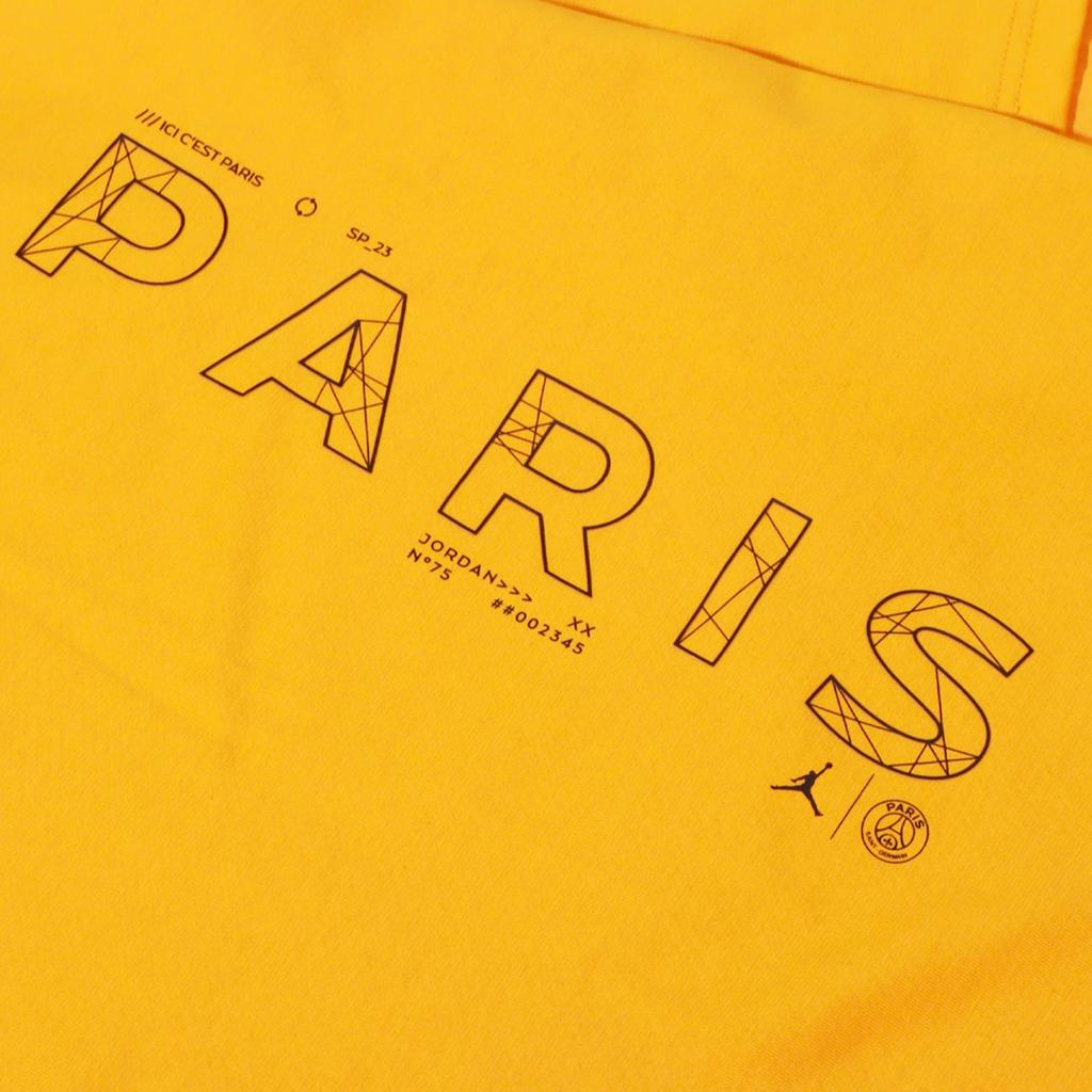 Jordan X Paris Saint-Germain L/S T-shirt (Asia Sizing) Taxi/Black Men Streetwear DV0625-705
