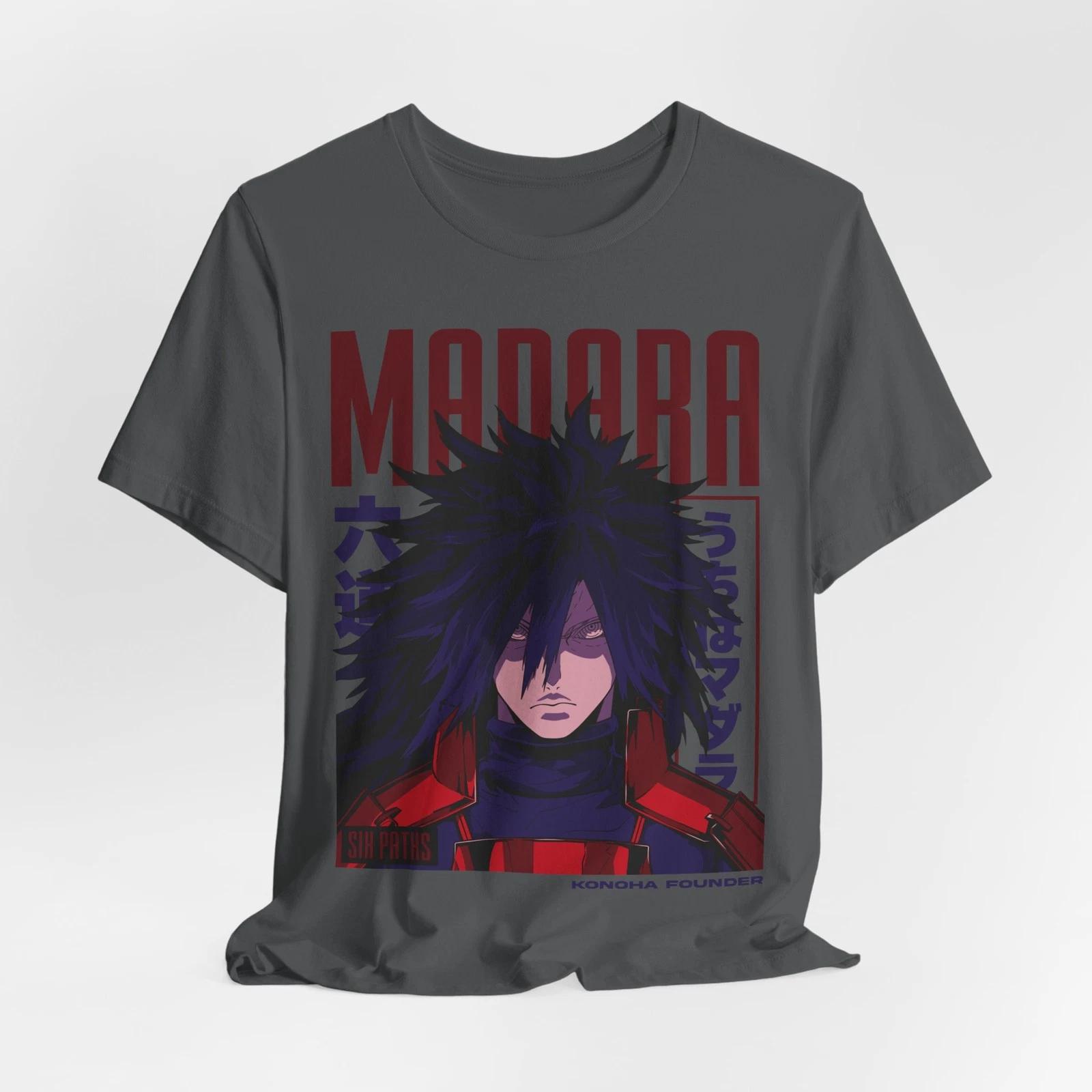 

Anime-Inspired Unisex Jersey Tee - Madara Graphic Shirt, Casual Wear, Gift [...] L