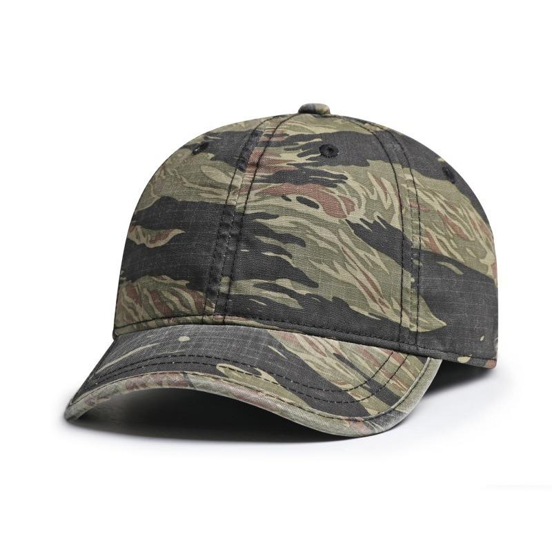 Camouflage Kappe mit kurzem Schirm, weiche Kappe, Baseballkappe für Herren und Damen, vielseitig, lässig, für draußen, kleine Schirmmütze, Retro Mode