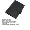 Men Faux Leather Wallet RFID Blocking Bi-fold Short Wallet Minimalist Slim Vintage Front Pocket Anti-Theft Credit Card Holder