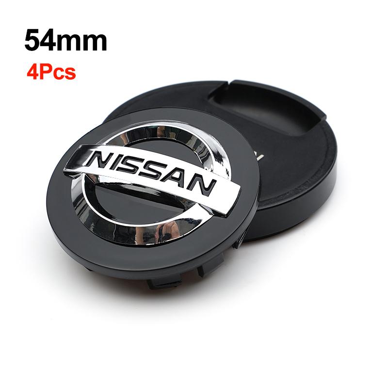 4Pcs 54mm 60mm Car Emblem Wheel Center Cover Stickers Hub Cap For Nissan Sylphy N7 Teana Qashqai Note J10 J11 Navara Juke Patrol