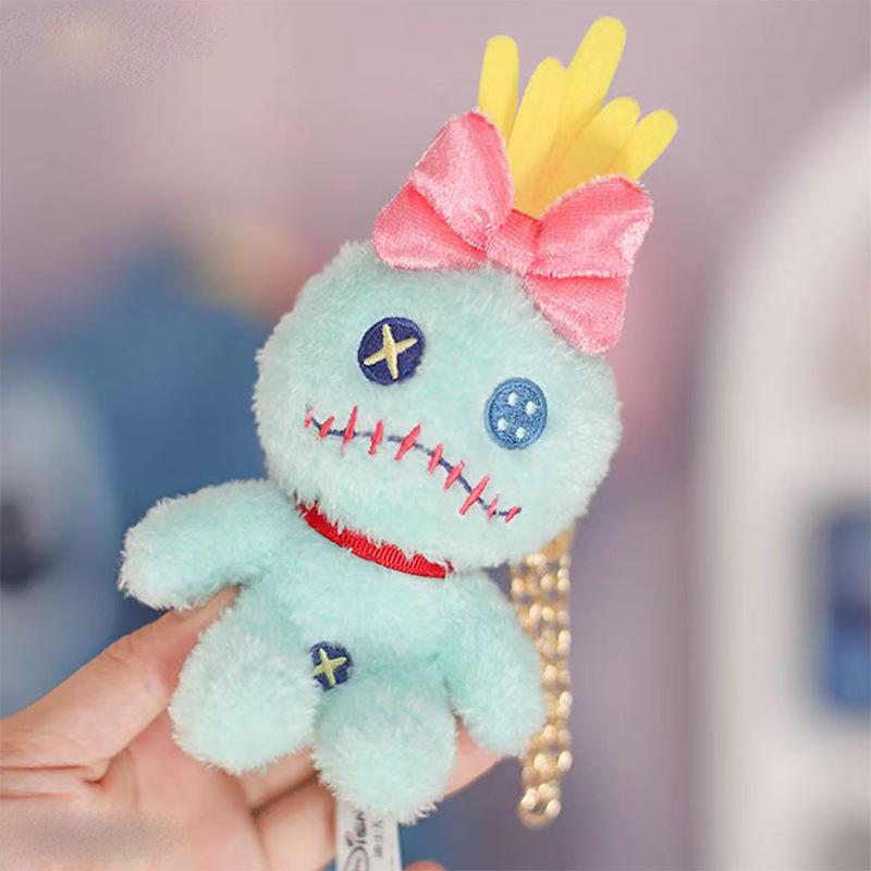 Disney Licensed Lilo & Stitch: Angel & Stitch Plush Keychain Series