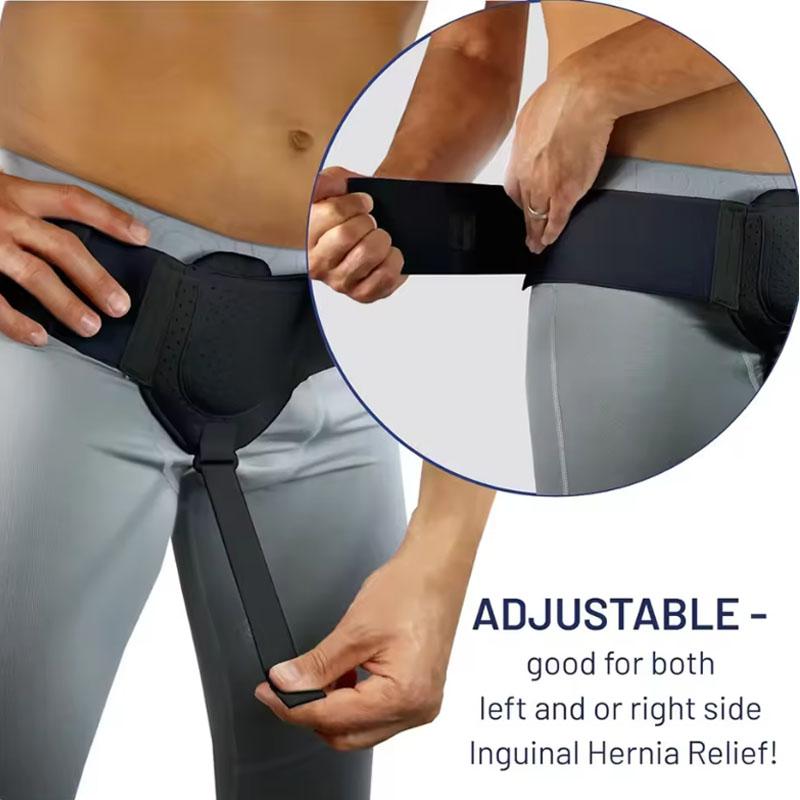 Male Inguinal Hernia Support Belt Hernia Support Pain Relief Recovery Strap Breathable Adjustable Man Inguinal Groin Support