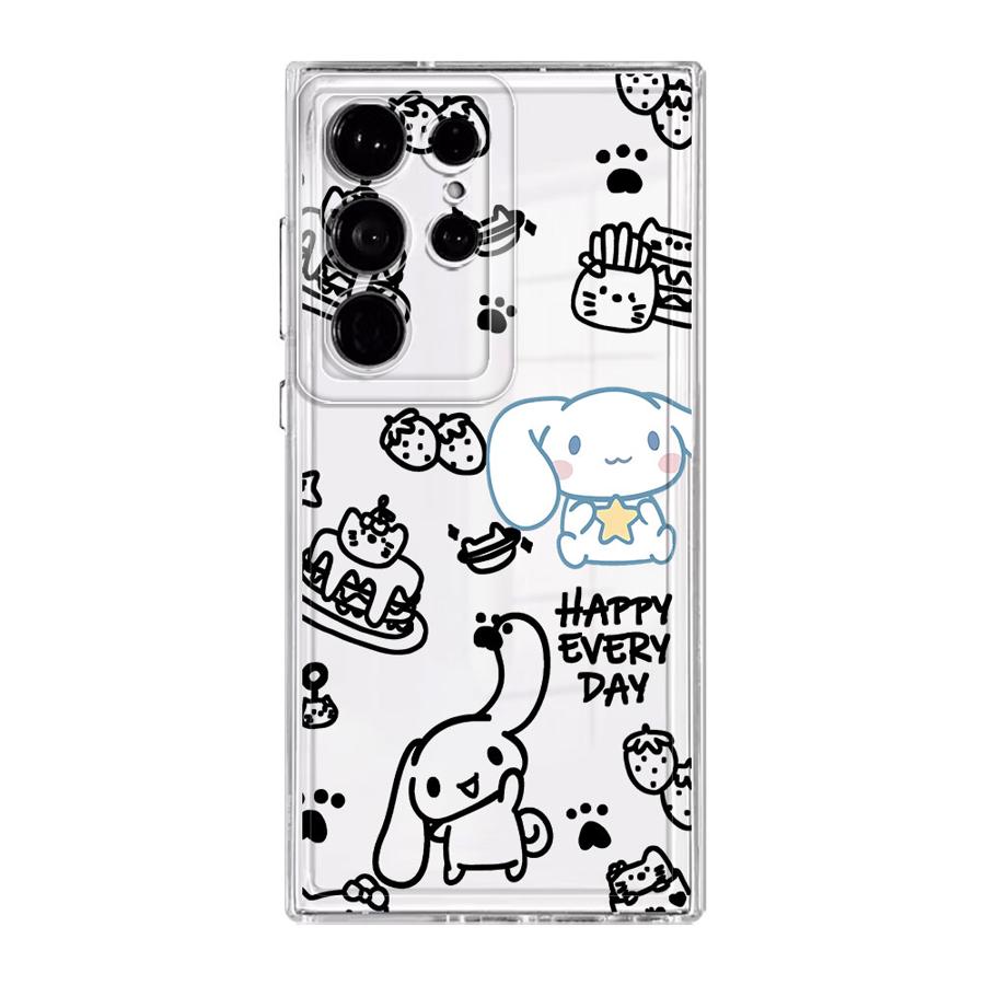 Sanrio Pochacco Case for Samsung Galaxy S26 S23 Ultra S22 FE Note 20 Ultra 10 S20 Plus S24 S21 S25 Edge Phone Cover