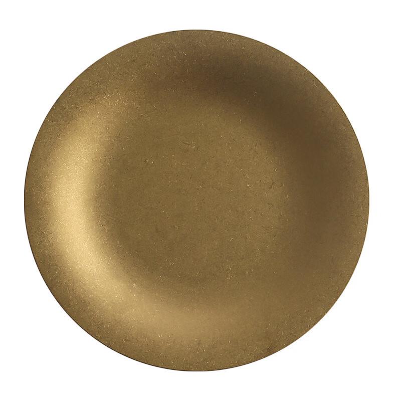 

ZISIZ Retro Gold Stainless Steel Divided Serving Plate