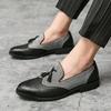 Men's Retro Casual Brogue Tassel Leather Shoes - Autumn Collection