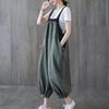 Casual Overalls Women's Summer Clothes Large Size Loose Covering Meat Was Thin Harlan One-piece Pants