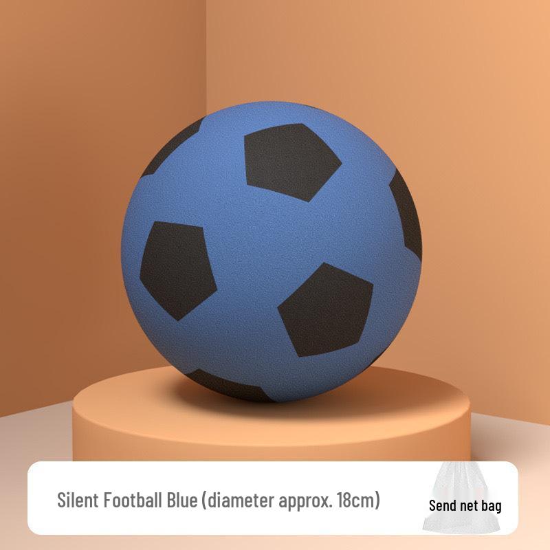 Kids' Silent PU Basketball - Elastic Indoor Leather Ball Toy