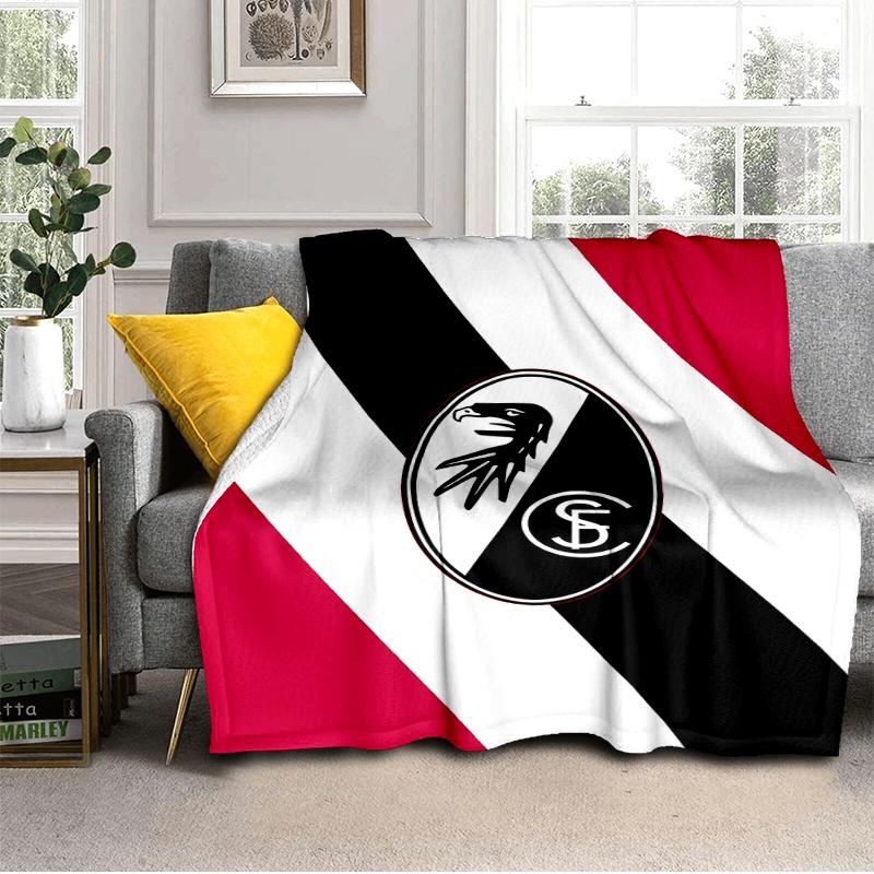 Adler Symbol Frei-burg Fußballdecke Leicht Ideal Bettdecke Perfekt für Reisen, Wohnzimmer, Büros, Sofas, Fan Weihnachtsgeschenk