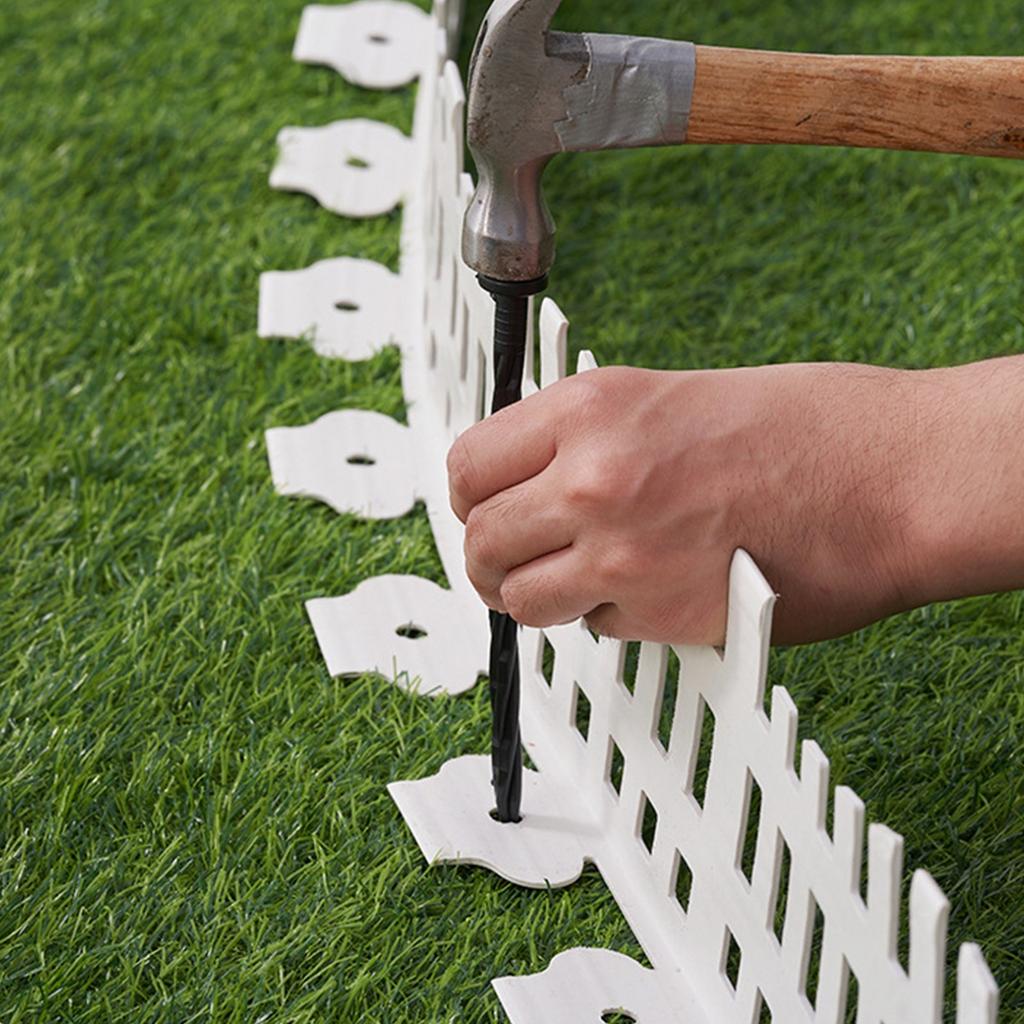 No Edging Spikes Pieces Spiral Nylon Anchor Stakes 8 Inch For Pavers, Barriers, Sod, Anchor Spikes