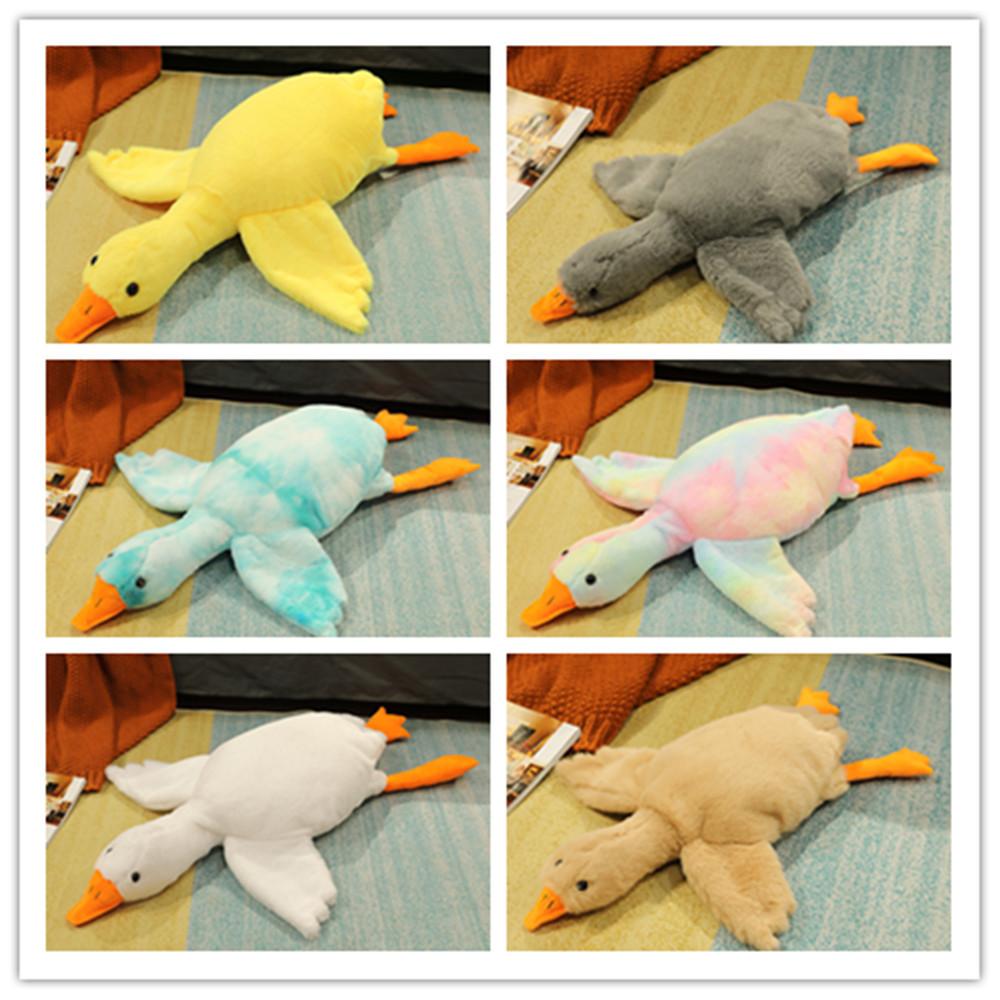 Tie Dye Goose Plush Toy Cute Cartoon Girls Sleep Companion Birthday Present