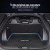 3D All-Weather TPE Floor and Trunk Mats for 2026 Chery iCAUR ICAR V27 with Carbon Fiber Texture Backrest