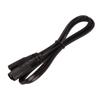 IEC 320 C8 Plug to C7 Power Cable 3.3 Feet 1500W 2.5A Heat Resistant Waterproof Power Extension