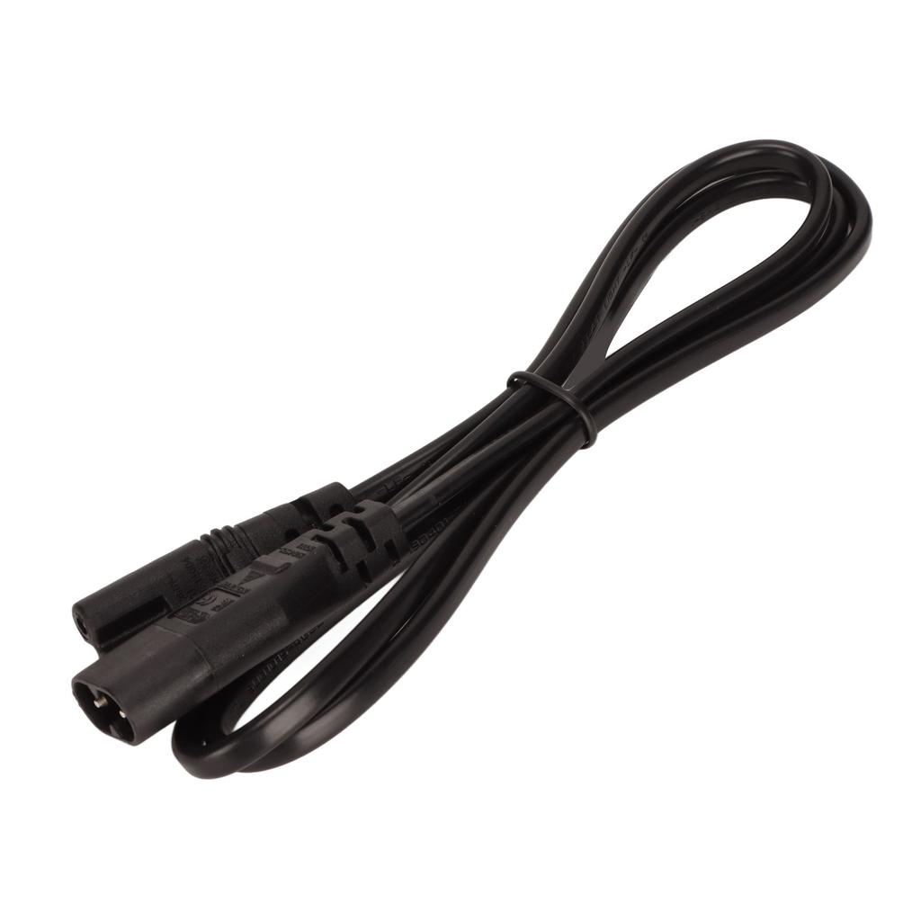 IEC 320 C8 Plug To C7 Power Cable 3.3 Feet 1500W 2.5A Heat Resistant Waterproof Power Extension