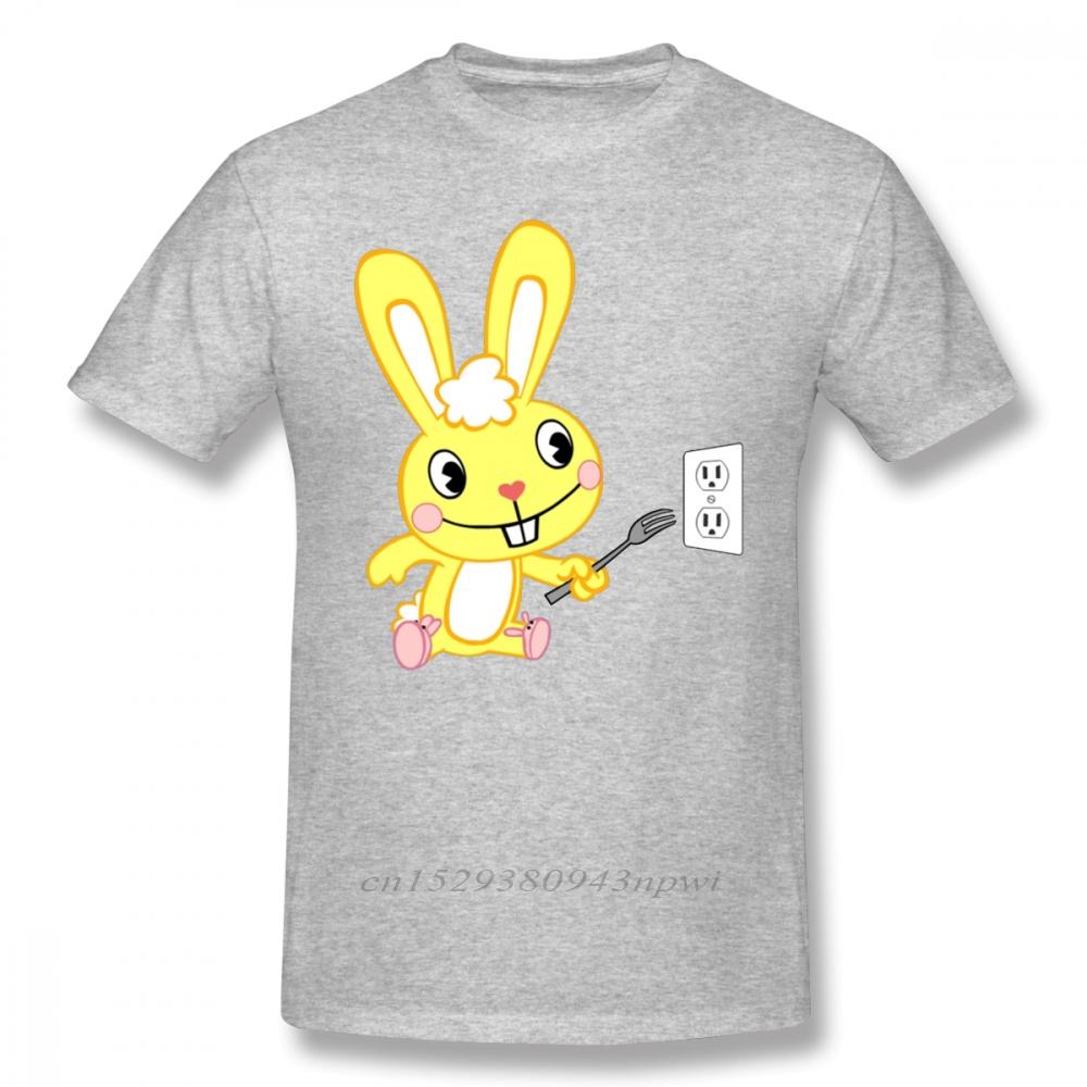 Футболка Happy Tree Friends Футболка Happy Tree Friends Кадлс Мультяшный Принт Хлопок Короткий Рукав Футболка Оверсайз Веселая Футболка S