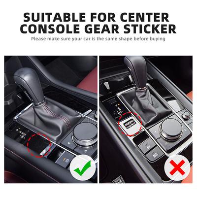 Top Suede Trim LHD RHD Sticker For Mazda 3 Axela BP 2019 2020 2025 2025 2025 2025 2025 Car Central Automatic Gear Shift Panel