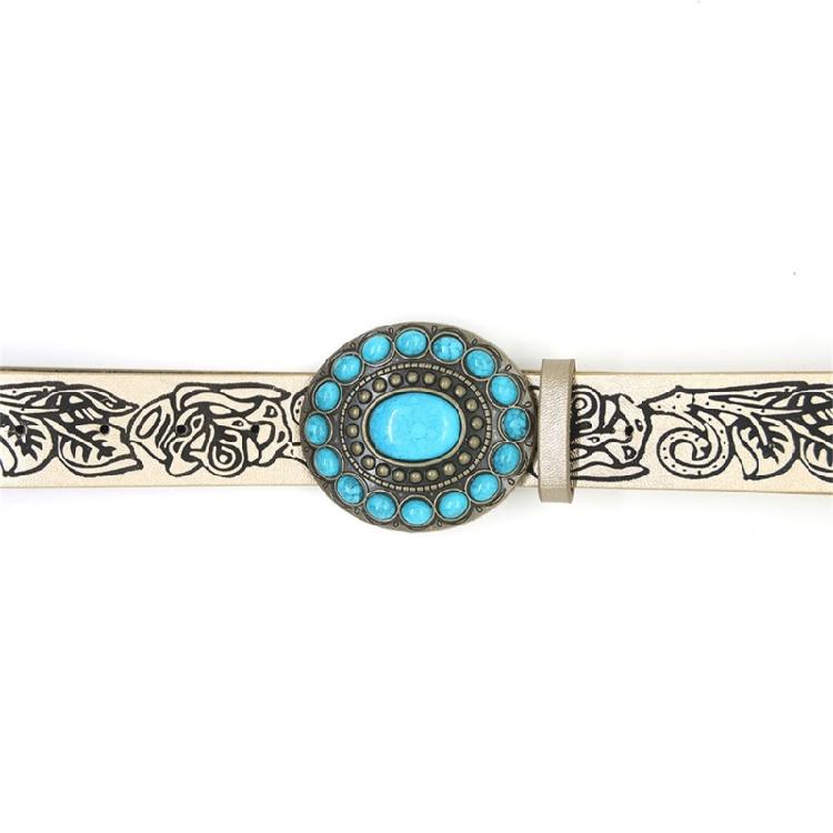 Waist Chain Jeweled Embossed Chain Rock and Roll Cool Cowboy Waist Belt