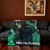 Manta de Jogo D-Delta Force Super Quente Confortável Plush Manta de Sofá Infantil Casa Quarto Presente
