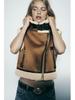 2023 Autumn Women's Street Fashion Fur Sleeveless Vest