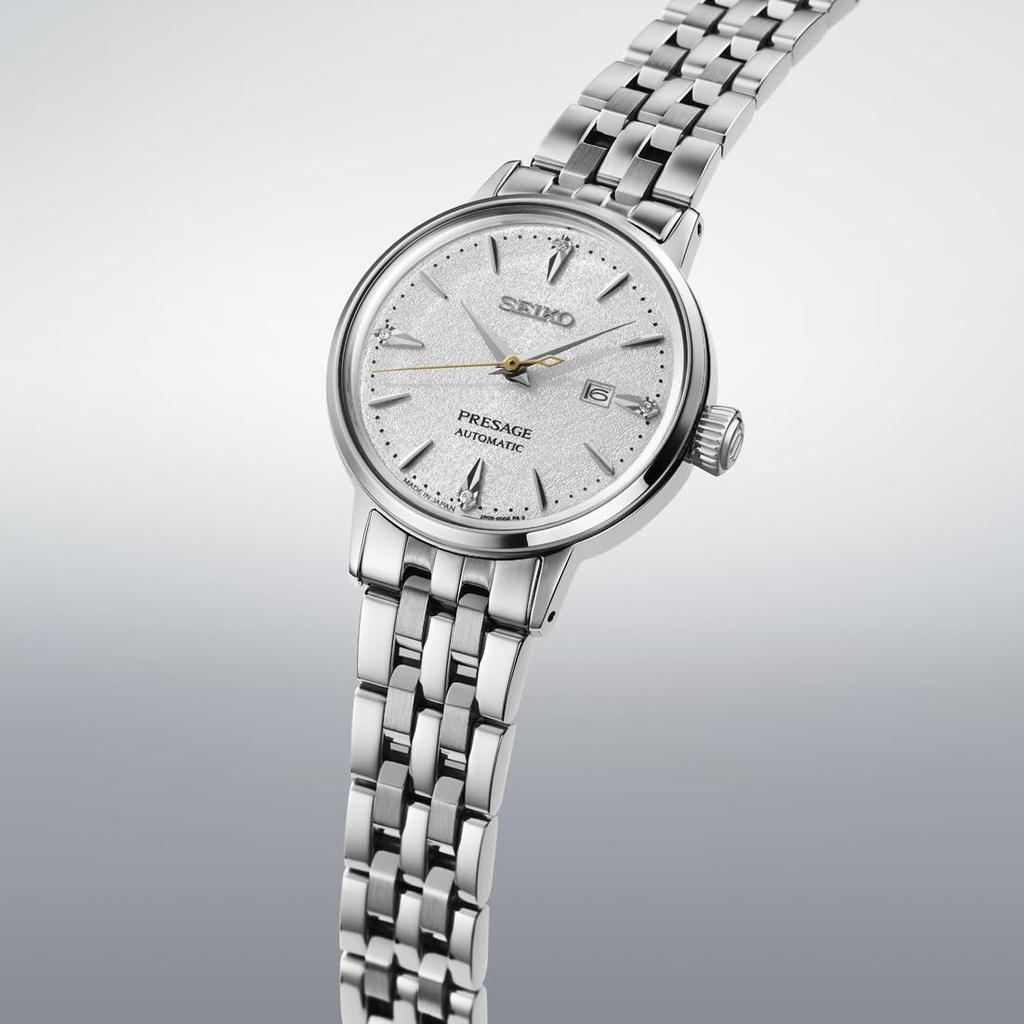 Seiko Presage Cocktail Time 30mm SRRW005 Women's Watch, Silver,