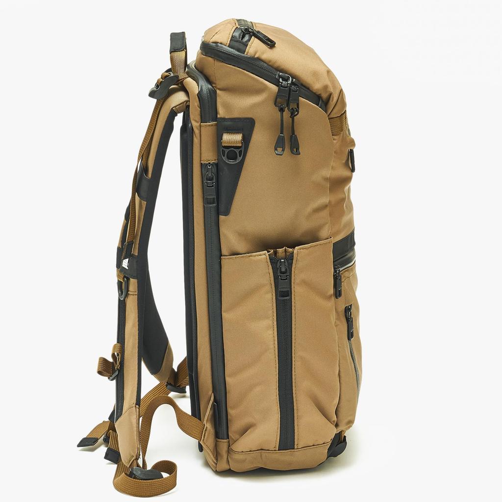 ASSOB Waterproof Cordura 305D Round Zip Backpack, Khaki (ASV-141612-KH)