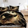 3pcs Witch's Moonlit Journey Bedding Set - Includes Quilt Cover and Pillowcases, Suitable for All Seasons,