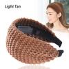 Fashion Wide Casual Hair Accessories Head Wrap Wool Knitted Headband Handmade Headwear
