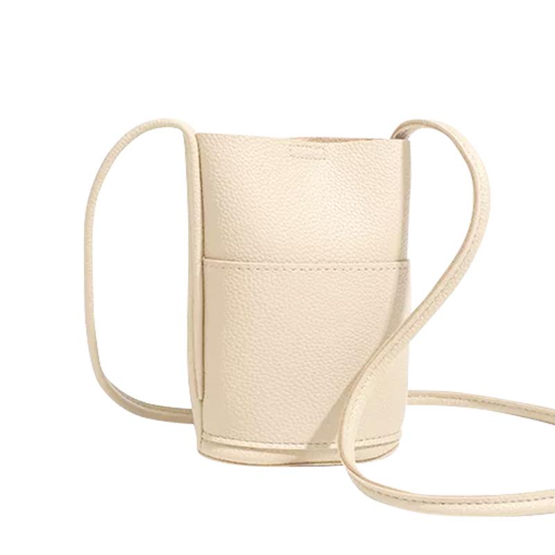 Mobile Phone Bag, Women's Crossbody, New Stylish Small Bag, Summer Vertical Design, Soft Leather, Lightweight Walking and Shopping Mini Bag
