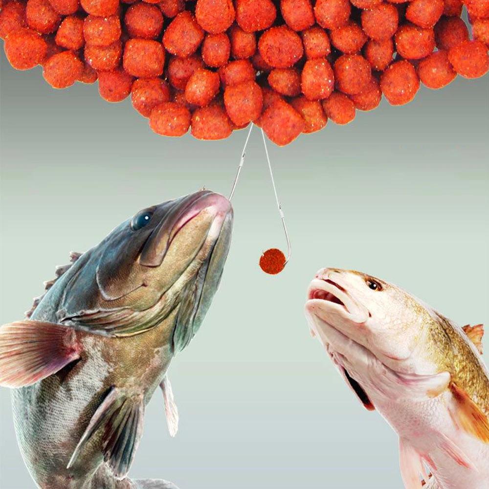 NEW Particle Fishing Lure 330PCS 4mm 120PCS 6mm Granular for 1#-10# Hook Carp Feed Pesca Bite Fish Attractant Meal Soft Bait