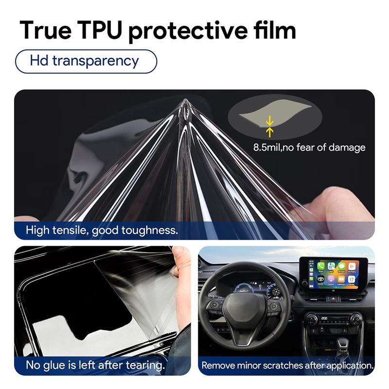 Voor TOYOTA RAV4 2024 2025 Auto Interieur Middenconsole Transparante TPU Beschermfolie Krasbestendig Reparatie Folie Accessoires Refit