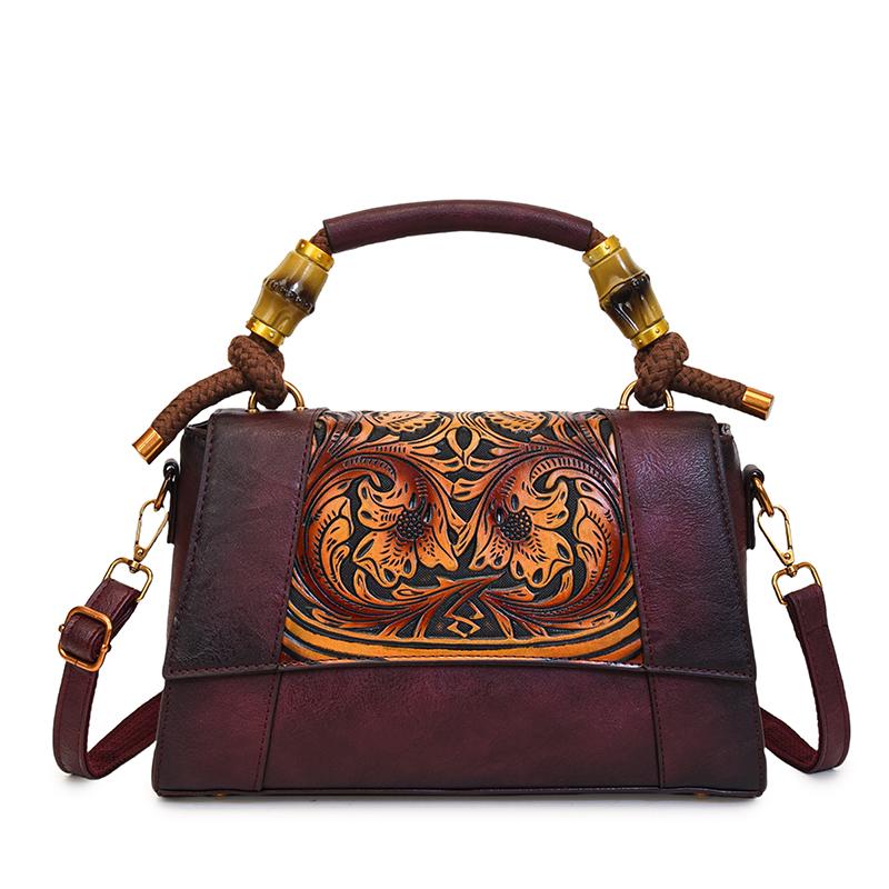 Vintage Luxury Embossed PU Leather Women Tote Bags Fashion High Quality Shoulder Crossbody Bag Designer Ladies Purse and Handbag
