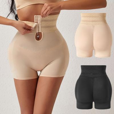 Şekillendirici Yüksek Bel Karın Kontrollü Pantolon Büyük Beden Düğmeli Bel Vücut Şekillendirici İç Giyim Kalça Büyütücü Kalça Kaldırıcı Anti-Exposure Kalça Kaldıran Pantolon