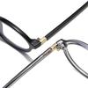 20953 New Fashion High-End Oval Glasses Frame 2024 New Personalized Anti-Blue Flat Glasses