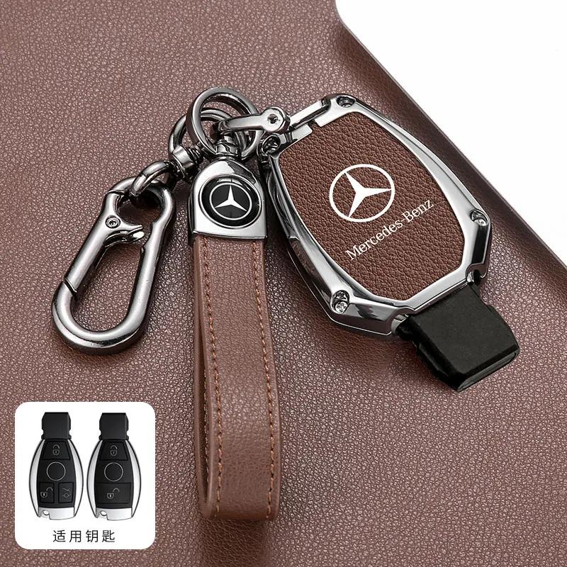 SUG2   Car Key Case Cover Shell For Mercedes Benz C E S Class GLC W206 W223 W214 E300 C260 C300 S450 S500 S400 Fob Accessories