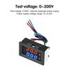 DC 0-300V 10/50/100A DC 0-100V 10/50/100A Voltmeter Ammeter LED Amp Dual Volt Meter Gauge LED Display Meter Amperemeter