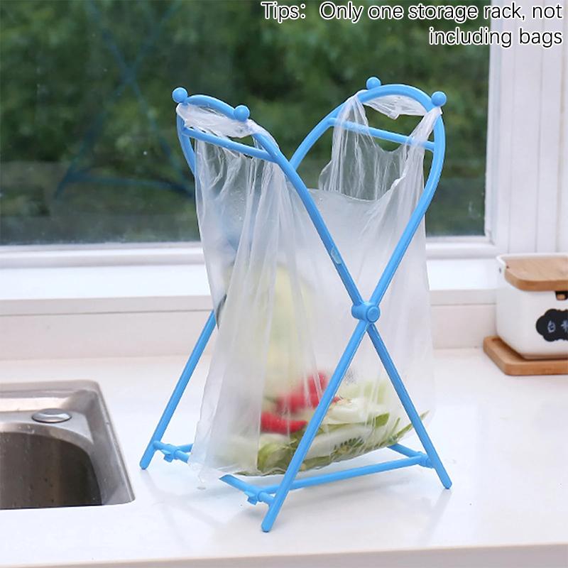 Müllbeutelhalter, Ständer, faltbarer Abfallbeutel für die Arbeitsplatte, Küchenmüllsortier-Organizer, Lagerregal, praktischer Stützrahmen