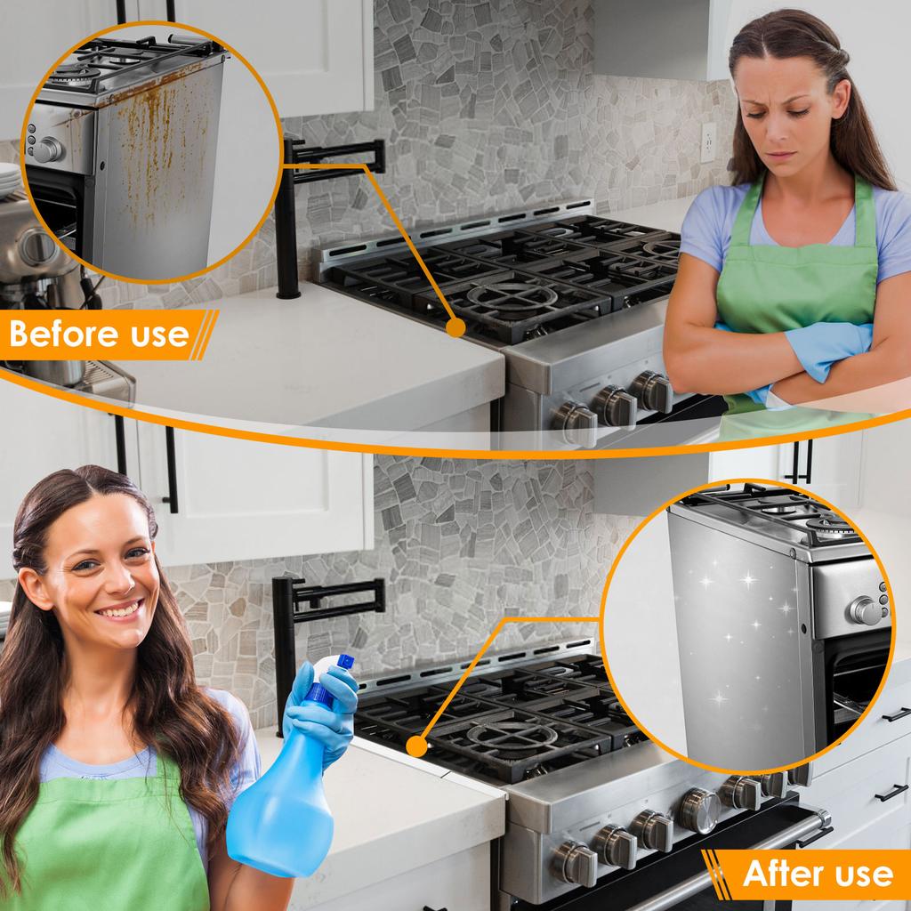2 Pack Solid Stove Gap Covers Kit Versatile Retractable Length Stove Gap Fillers Kitchen Oven Counter Guard Accessory