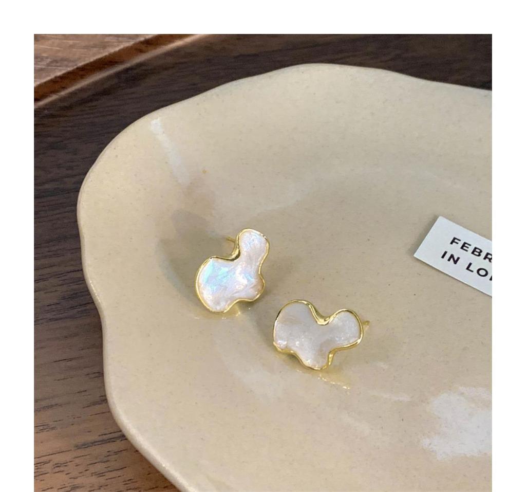 Stylish Cloud Geometric Ear Studs for Women - Trendy, Unique, and Creative Fashion Earrings