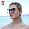 Classic Retro Square Metal Sunglasses for Men [SHEEN KELLY]