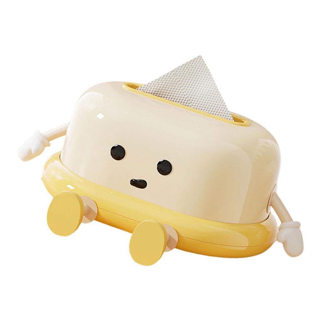 Creative Napkin Dispenser Spring Structure Tissue Box Cover Elegant Napkin Organizer Paper Towel Storage Container