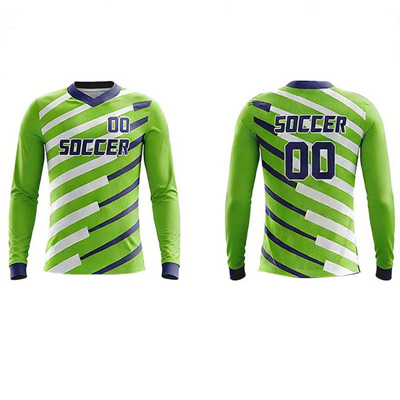

Custom 3D Printed Long Sleeve Football Kit: Quick-Dry, Breathable for Autumn/Winter Training and Competition 5XL