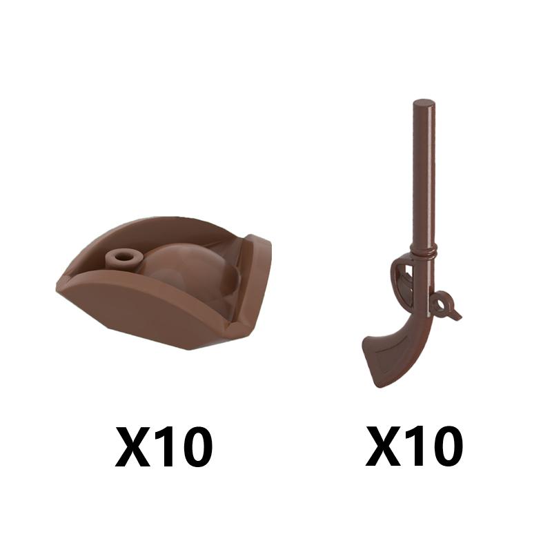 

MOC Средневековое Оружие Аксессуар Строительные Блоки Фигурка Солдата Ковбойская Шляпа Охотничье Ружье Арбалет Копье Доспехи Шлем Маска Кирпичный Игрушечный