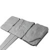 Imitation Stone Garden Fence, Garden Landscape Edging Border, Interlocking Plastic Retaining Edging Border, Decorative Picket Panels for Flower Bed