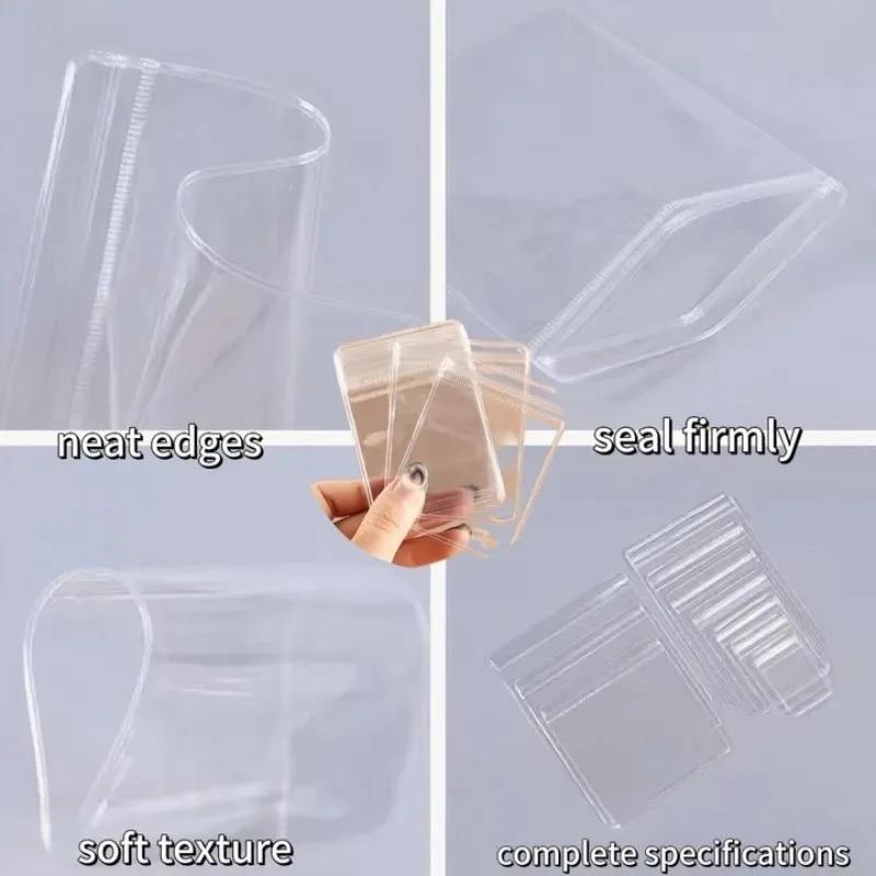 Jewelry Bag Small Self-Sealing Plastic Zip Clear PVC Storage Bags for Storing Bracelets Rings Earrings Organizer
