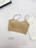 Anti-light underwear women's tube top type non-marking light and breathable French thin shoulder strap sling sexy U-shaped back