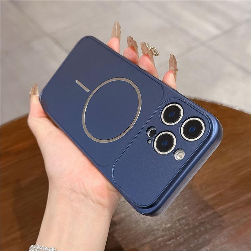 iPhone 17 Pro Max Magnetic Case: Full Coverage Matte Finish, Apple 16, Drop Protection. iPhone 13 Pro Max синий