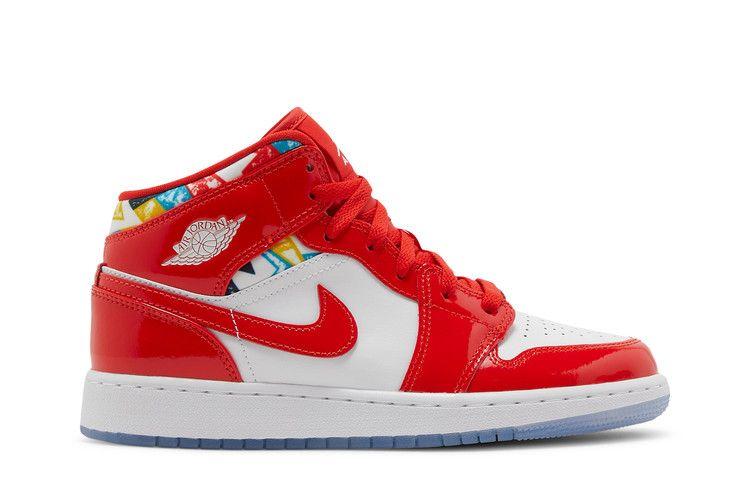 Air Jordan 1 Mid SE GS 'Barcelona Sweater'