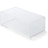 Acrylic Storage Box Medium 25.2x12.6x8cm Clear Organizer Container