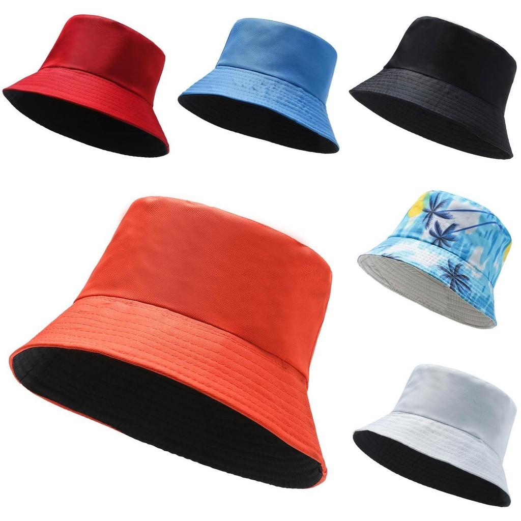 Trendy Short-brimmed Fisherman Hat In Black White Red And Orange For Outdoor Activities