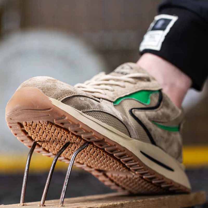 Oulylan Steel Head Anti-Smash Anti-Stabbing Wear-Resistant Breathable Men'S Comfortable Safety Shoes Protective Safety Shoes